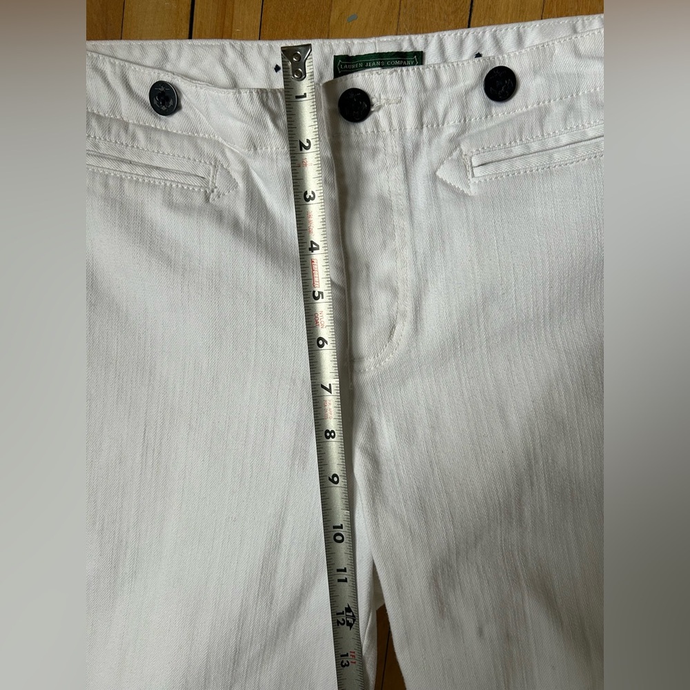 Ralph Lauren Vintage 90s White Sailor Jeans - Picture 6 of 10